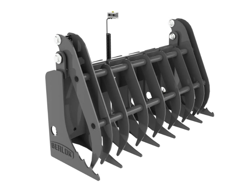 Berlon Root Rake Grapple for Skid Steers & Tractors