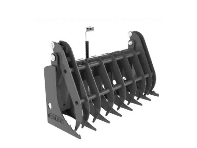 Berlon Mini Root Rake for Skid Steers & Tractors - Mammoth