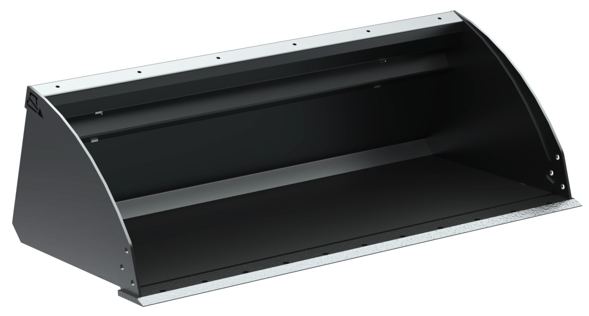 Rock Solid Attachments Low Profile Utility Bucket for Tractors - Mammoth