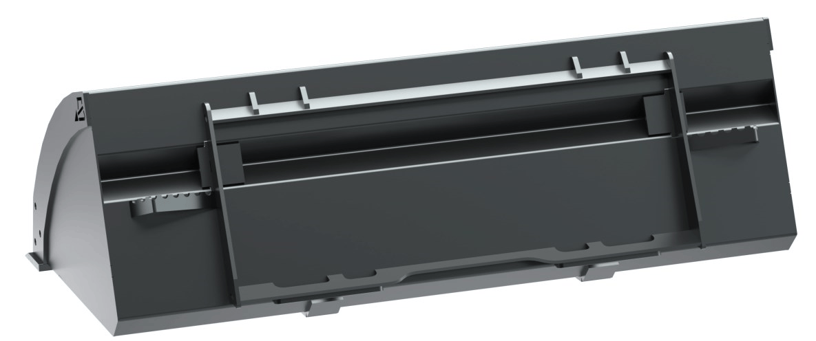 Rock Solid Attachments Low Profile Utility Bucket for Tractors - Mammoth