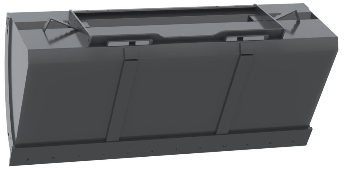 Rock Solid Attachments Low Profile Utility Bucket for Tractors - Mammoth