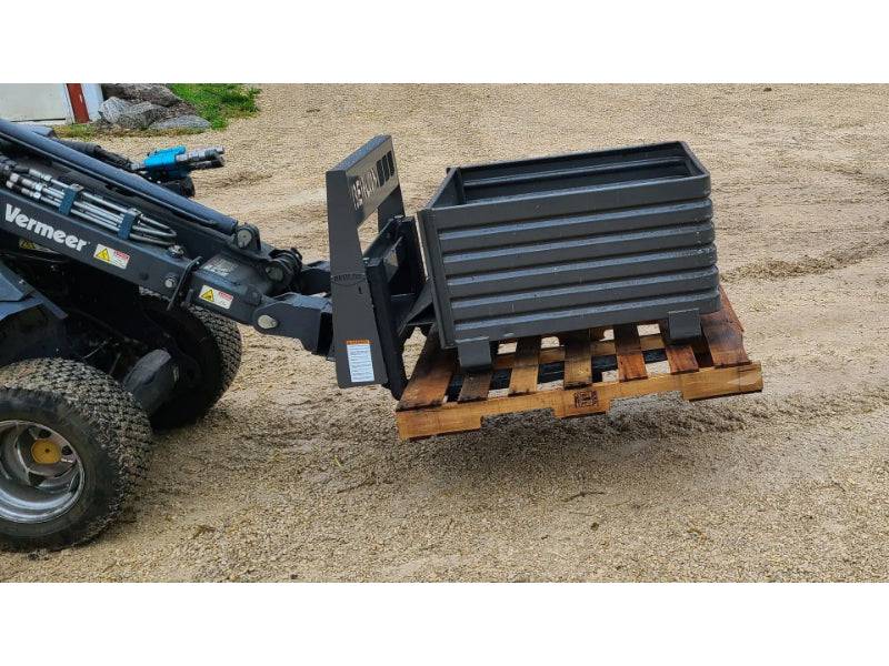 Berlon Mini Pallet Forks for Skid Steers & Tractors - Mammoth