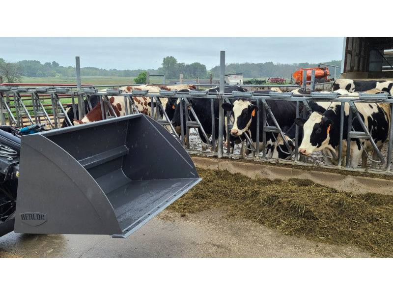 Berlon Mini Snow and Light Material Bucket for Mini Skid & Tractors - Mammoth