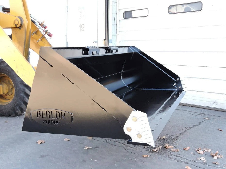 Berlon Heavy Duty Extended Lip Bucket for Skid Steers & Tractors - Mammoth
