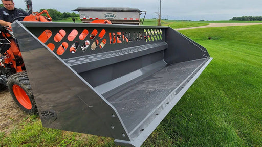 Berlon High Capacity Snow Bucket for Skid Steers & Tractors - Mammoth