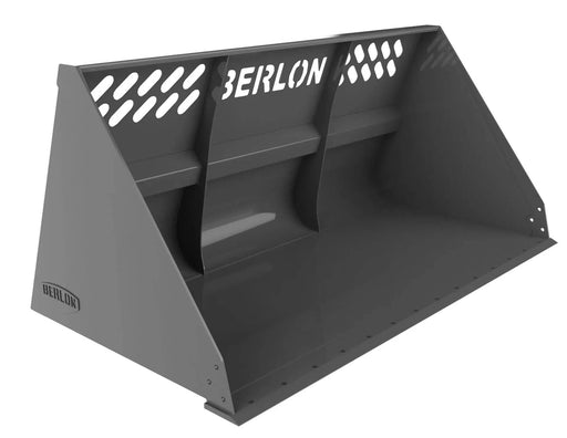 Berlon Super Capacity Snow Bucket for Skid Steers & Tractors - Mammoth