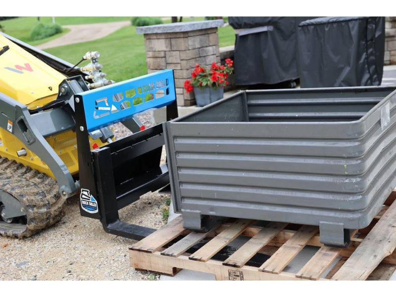 Rock Solid Attachments Mini Skid Pallet Forks for Tractors - Mammoth